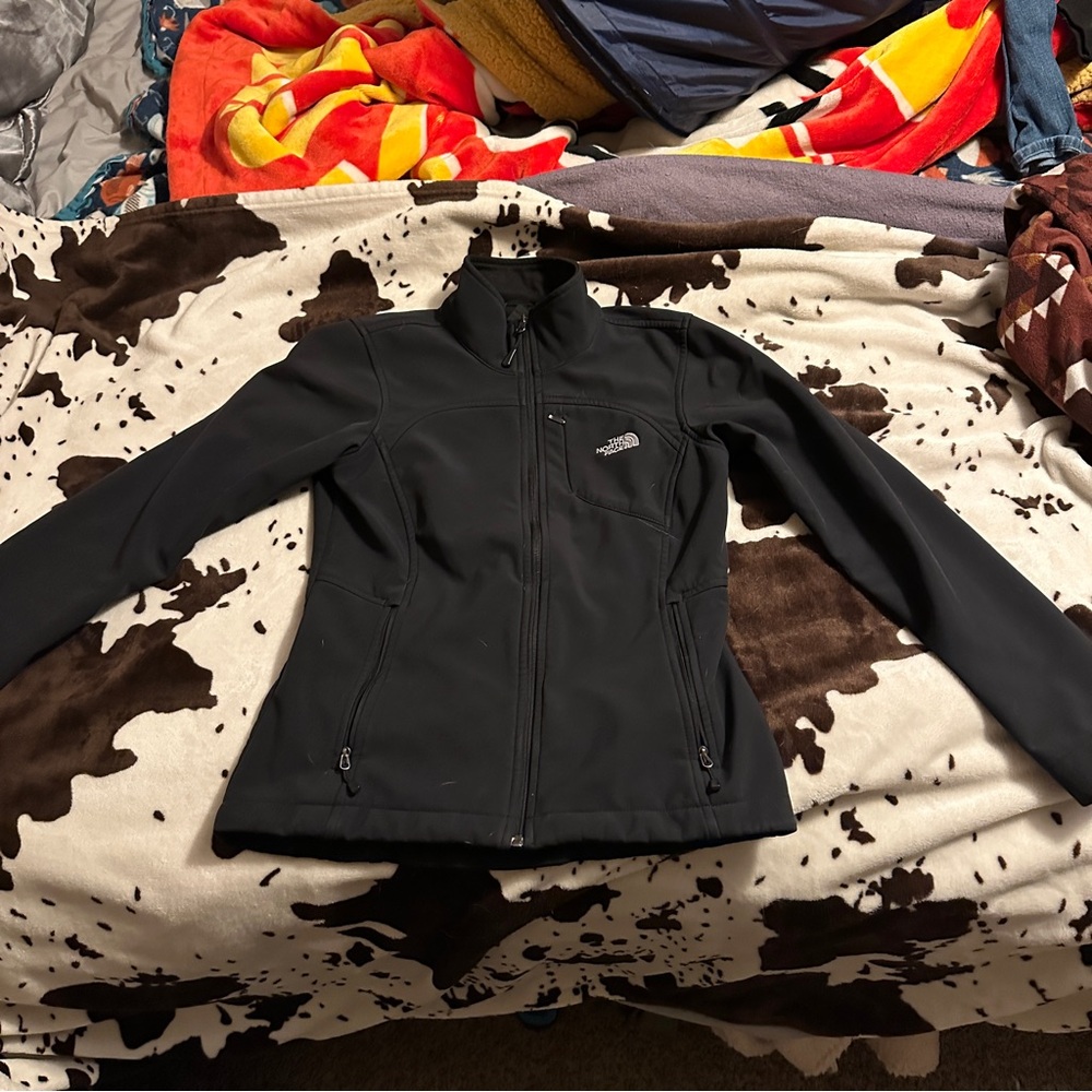 North Face Softshell Jacket, Women’s Small Black - image 1
